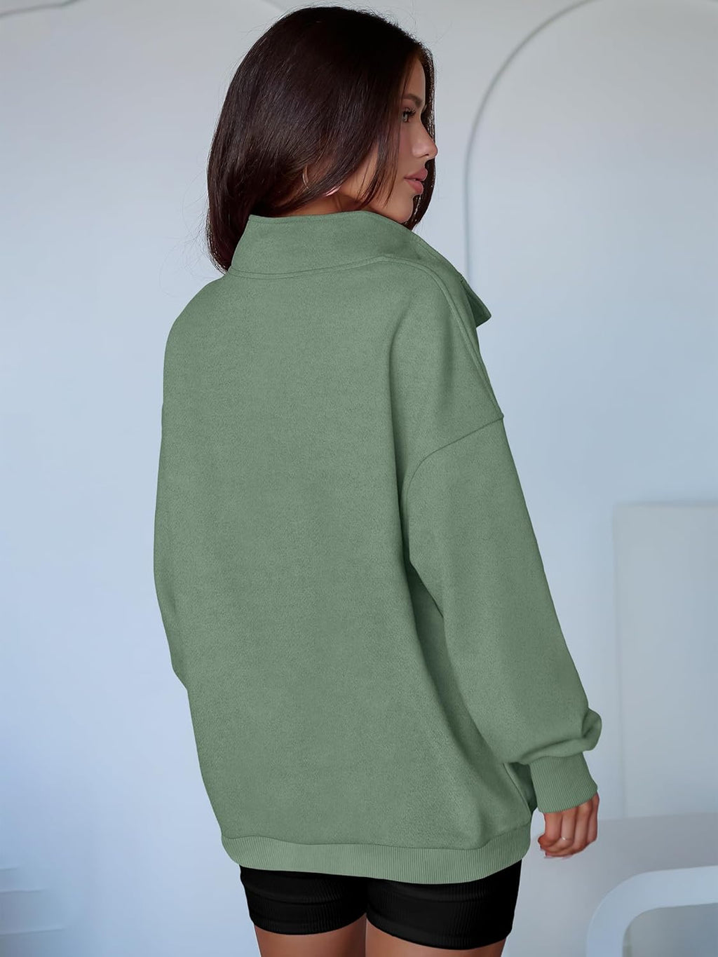 ANRABESS Womens Oversized Sweatshirt Long Sleeve Henley Pullover Tops 2025 Fall Casual Button Loose Fit Teens Fashion Outfits